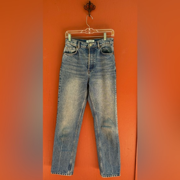 Reformation Cynthia High Waisted Straight Leg Jeans - Picture 1 of 11